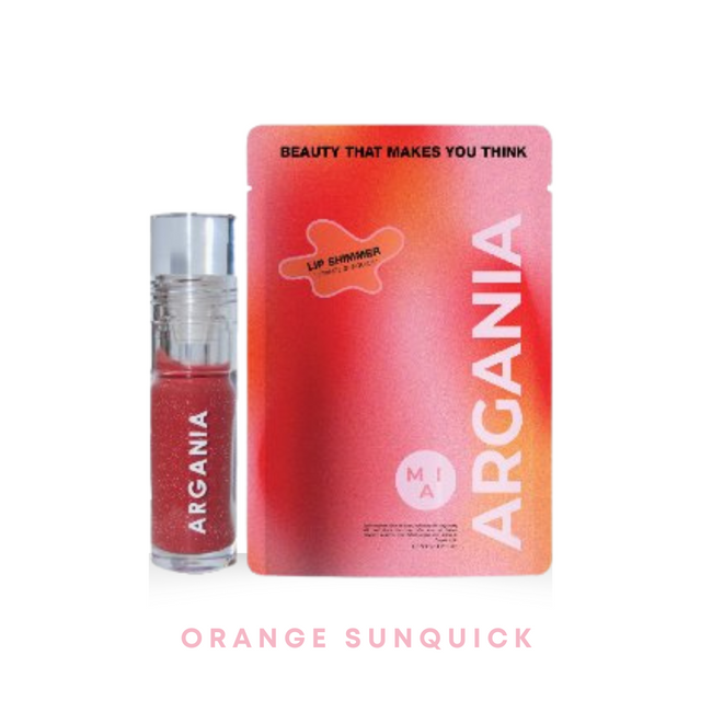 Argania  Lip Shimmer Balm Glossy Plump