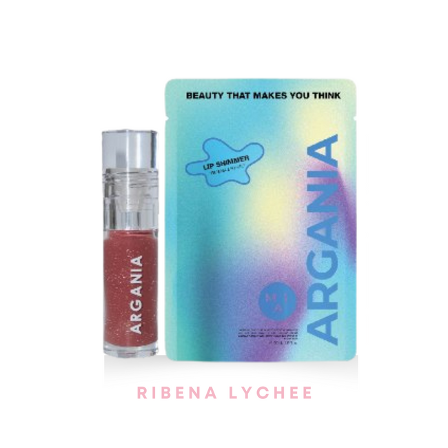 Argania  Lip Shimmer Balm Glossy Plump