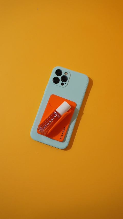 Argania Fashion Lipstick Lip Balm Lip Glaze Phone Case - Soft Silicone Case for All iPhone Android Devices - Accessories