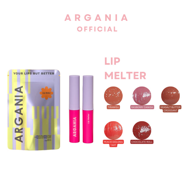 Lipstick Makeup ARGANIA LIP MELTER untuk Bibir Cantik